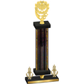 Premium Single Black Glacier Victory Pickleball Trophy