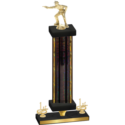 Premium Single Black Glacier First Place Shooter Trophy