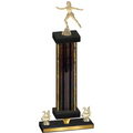 Premium Single Black Glacier Year Skater Trophy