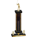 Premium Single Black Glacier Year Golf Trophy