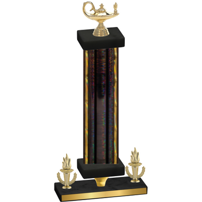 Premium Single Black Glacier Victory Academics Trophy
