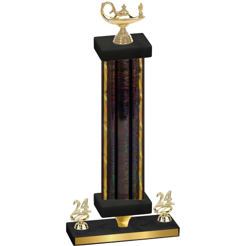 Premium Single Black Glacier Year Academics Trophy