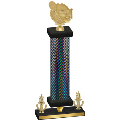 Premium Single Black Carbon Fiber Victory Tennis Trophy