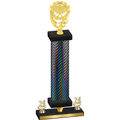 Premium Single Black Carbon Fiber Year Pickleball Trophy
