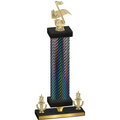 Premium Single Black Carbon Fiber Victory Music Trophy
