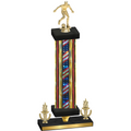 Premium Single Flag USA Victory Soccer Trophy