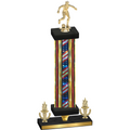 Premium Single Flag USA Victory Soccer Trophy