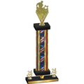 Premium Single Flag USA Year Rugby Trophy