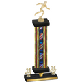Premium Single Flag USA Year Running Trophy