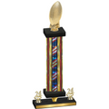 Premium Single Flag USA Year Football Trophy