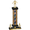 Premium Single Flag USA Victory Wrestling Trophy
