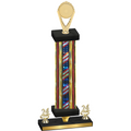 Premium Single Flag USA Year Insert Trophy