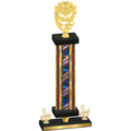 Premium Single Flag USA Third Place Pickleball Trophy