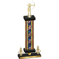 Premium Single Flag USA Victory Archery Trophy
