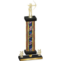 Premium Single Flag USA Year Archery Trophy