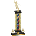 Premium Single Flag USA Victory Basketball Trophy