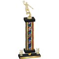 Premium Single Flag USA Year Basketball Trophy