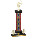 Premium Single Flag USA Victory Archery Trophy