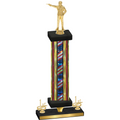 Premium Single Flag USA First Place Shooter Trophy