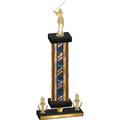 Premium Single Flag USA Victory Golf Trophy