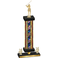 Premium Single Flag USA Year Golf Trophy