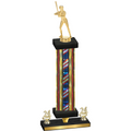 Premium Single Flag USA Year Softball Trophy
