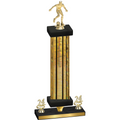 Premium Single Gold Glacier Year Soccer Trophy