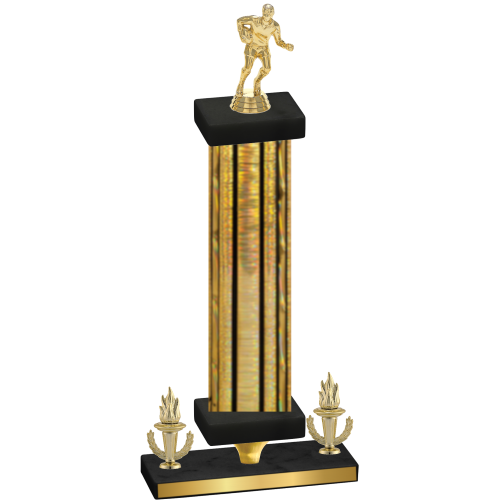Premium Single Gold Glacier Victory Rugby Trophy