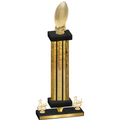 Premium Single Gold Glacier Third Place Football Trophy