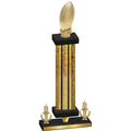Premium Single Gold Glacier Victory Football Trophy