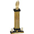 Premium Single Gold Glacier Year Football Trophy