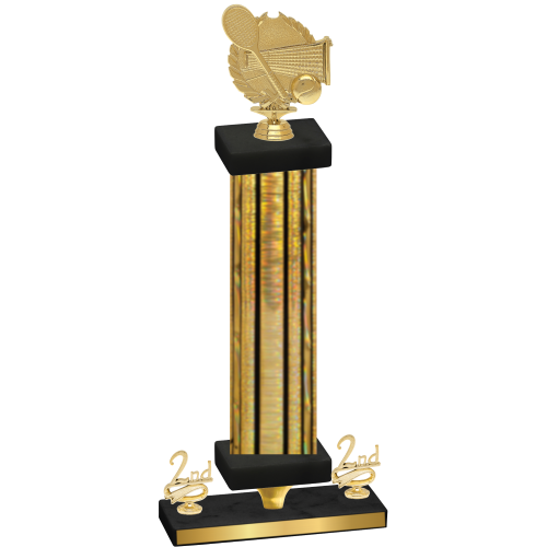 Premium Single Gold Glacier Second Place Tennis Trophy