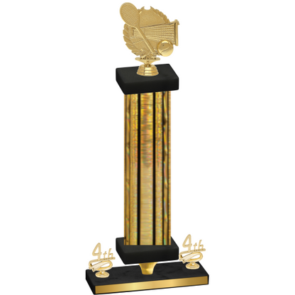 Premium Single Gold Glacier Fourth Place Tennis Trophy
