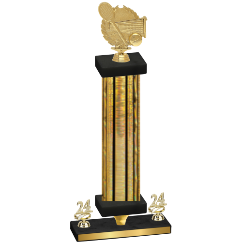 Premium Single Gold Glacier Year Tennis Trophy