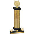 Premium Single Gold Glacier First Place Bowling Trophy