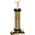 Premium Single Gold Glacier First Place Volleyball Trophy