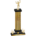 Premium Single Gold Glacier Third Place Volleyball Trophy