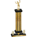 Premium Single Gold Glacier Year Volleyball Trophy