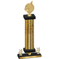 Premium Single Gold Glacier Year Volleyball Trophy