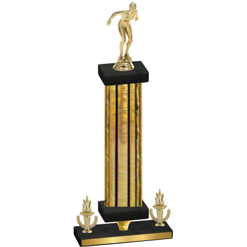 Premium Single Gold Glacier Victory Tennis Trophy