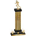 Premium Single Gold Glacier First Place Football Trophy