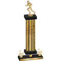Premium Single Gold Glacier Second Place Football Trophy