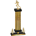 Premium Single Gold Glacier Victory Football Trophy