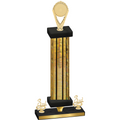 Premium Single Gold Glacier Third Place Insert Trophy