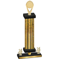 Premium Single Gold Glacier Year Insert Trophy