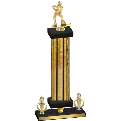 Premium Single Gold Glacier Victory Hockey Trophy