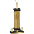 Premium Single Gold Glacier Year Victory Trophy