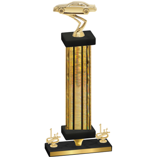 Premium Single Gold Glacier First Place Cars Trophy