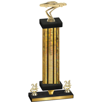 Premium Single Gold Glacier Year Cars Trophy