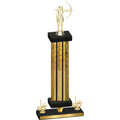 Premium Single Gold Glacier First Place Archery Trophy